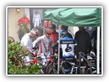 Vor dem Start im Regen