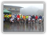 Vor dem Start im Regen