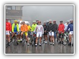 Vor dem Start im Regen