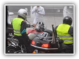 Vor dem Start im Regen