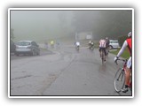 Der Start im Regen